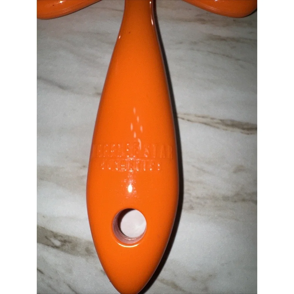 JEFFREE STAR COSMETICS HAND STAR MIRROR ORANGE/ BLACK HALLOWEEN*See Description!